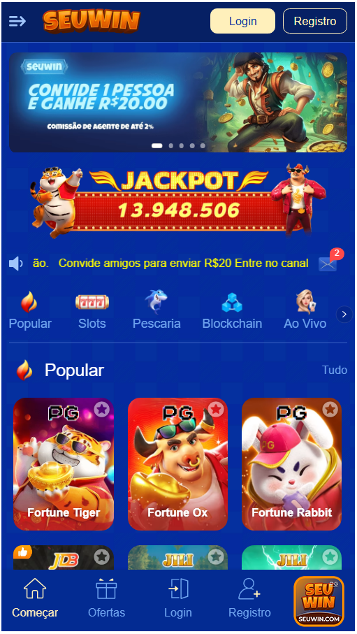 App Mobile seuwin.com